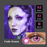 Pink Cow Halloween Contacts