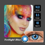Blue Werewolf Halloween Contacts for Twilight