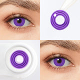 Rinnegan Purple Spiral Halloween Contacts
