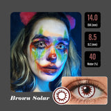 Brown Solar Halloween Contacts