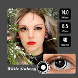 White Galaxy Halloween Contacts