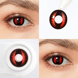 Fire Dragon Eye Halloween Contacts