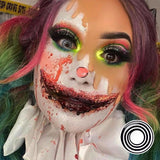 Black Spiral Halloween Contacts