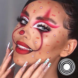 Black Spiral Halloween Contacts