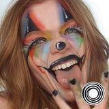 Black Spiral Halloween Contacts