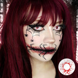 Crazy Blood Splat Halloween Contacts