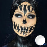 Blind White Halloween Contacts