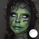 Blind White Halloween Contacts