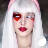 Blind White Halloween Contacts