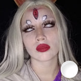 Blind White Halloween Contacts