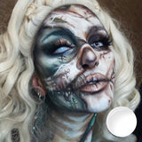 Blind White Halloween Contacts