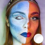 Blind White Halloween Contacts