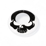 Black Skull Halloween Contacts