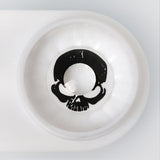 Black Skull Halloween Contacts