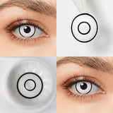 White Rim Halloween Contacts