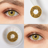 Leopard Grain Halloween Contacts