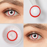 Saw White Contact Lenses