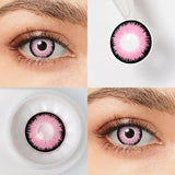 Anime Pink Eye Contacts