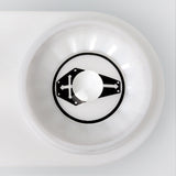 White Coffin Pattern Halloween Contacts