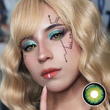 Maleficent Emerald Green Theatrical Contact Lenses