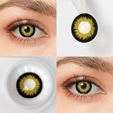 Marvel Yellow Werewolf Contacts