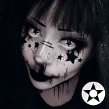 White Pentagram Contacts