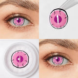 Pink Nezuko Demon Eye Contacts