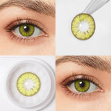 Yellow Avatar Contact Lenses