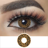 Crazy Leopard Halloween Contacts