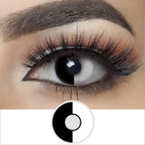 Black and White Halloween Contacts