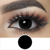 Blind Black Halloween Contacts