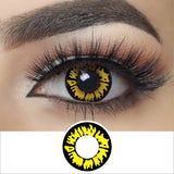 Yellow New Moon Halloween Contacts for Twilight