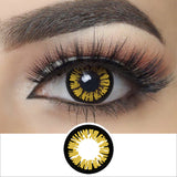 Glamor Yellow Halloween Contacts
