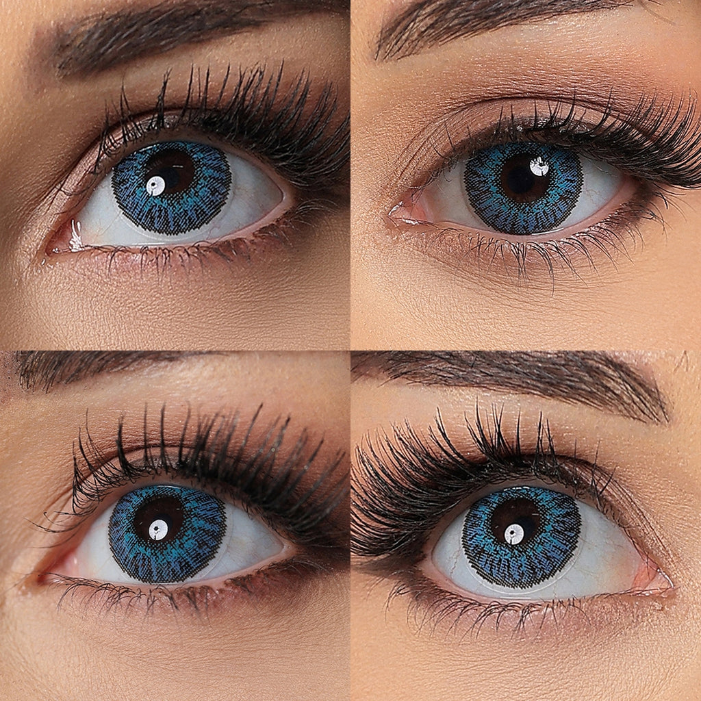 BRILLIANT BLUE Premium 3 Tone Colored Contacts – iColorContactLenses