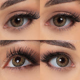3 Tone Pure Hazel Colored Contacts