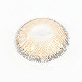 premium caramel brown colored contacts with real shot