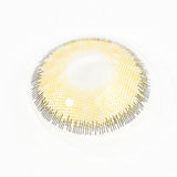 premium hazel colored contacts with real shot