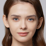 modelwearingocean gray colored contacts