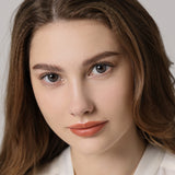 modelwearingdiamond glitter gray colored contacts