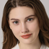 modelwearingdiamond gray green colored contacts