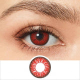 Nonno Deep Red Colored Contacts
