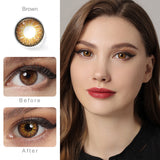 Nonno Sparkle Brown Colored Contacts