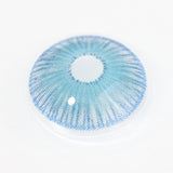 fiesta blue colored contacts with real shot
