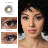 Lava Gray Colored Contacts