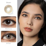 Yukon Brown Colored Contacts