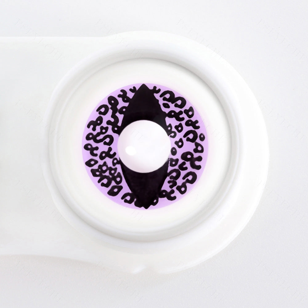 Violet Cheetah Cat Eye Crazy Contacts – FreshGo