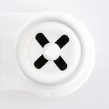 Black and White Cross Halloween Contacts