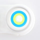 Blue and Yellow Circle Halloween Contacts