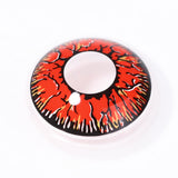 Red Crack Halloween Contacts