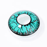 Green Crack Halloween Contacts